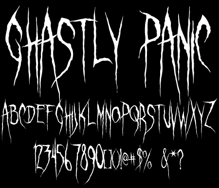 Ghastly Panic Font